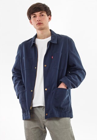 VINTAGE LEVIS COAT NAVY BLUE