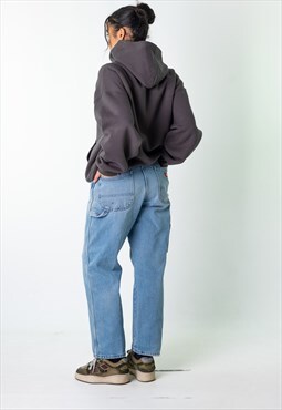 Blue Denim 90s Dickies  Cargo Skater Trousers Pants Jeans