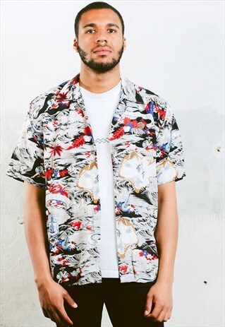 VINTAGE HAWAII PATTERN SHIRT