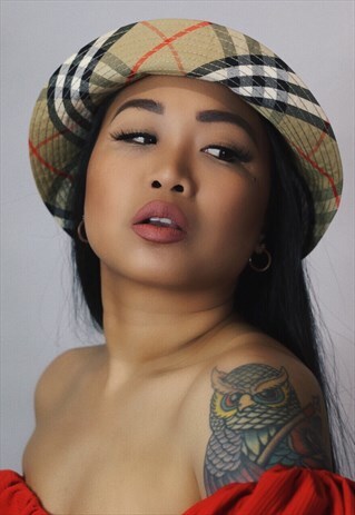 BURBERRY NOVA CHECK BUCKET HAT
