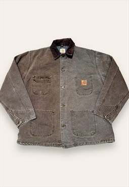 Rare Vintage 00s 2 Tone Carhartt Oversized Workwear Jacket