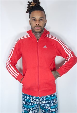 ADIDAS EMBROIDED VINTAGE HOODIE