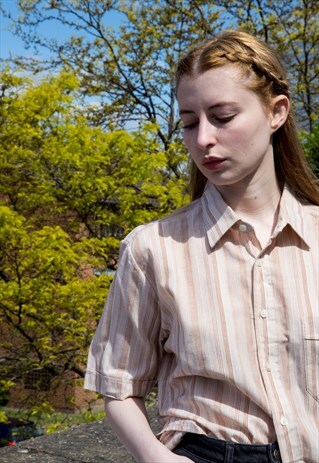 STRIPED SHORT SLEEVED SHIRT