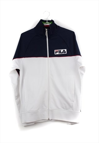 Vintage Fila Trackjacket in White S