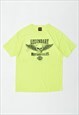 Vintage 90's Harley Davidson T-Shirt Top Yellow