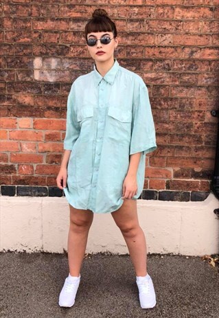 MINT SILK SHIRT