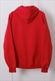CHAMPION HOODIE IN RED COLOUR, RACIN CAJUNS, VINTAGE.