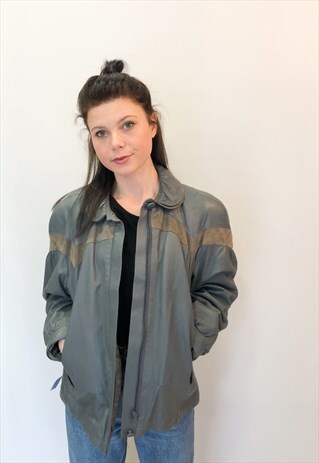 VINTAGE 80'S LEATHER JACKET