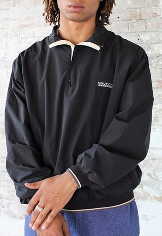 VINTAGE NAUTICA 1/4 ZIP WINDBREAKER