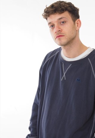 VINTAGE KAPPA SWEATSHIRT BLUE