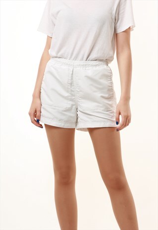 90S VINTAGE PUMA WHITE SPORTS SHORTS 962
