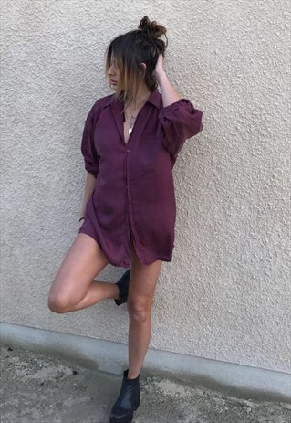PATTERNED OVERSIZED RETRO VINTAGE UNISEX FESTIVAL SHIRT