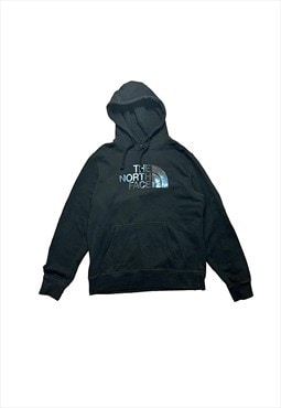 TNF The North Face Black Drawstring Pocket Graphic Hoodie