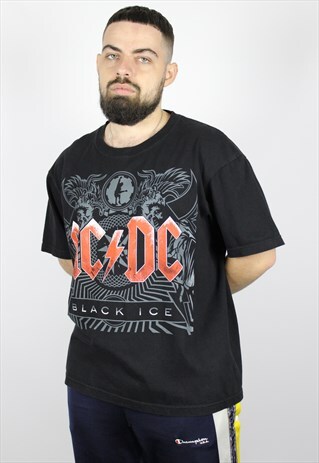 VINTAGE MENS REO ROCK OF THE T-SHIRT BIG LOGO 90S