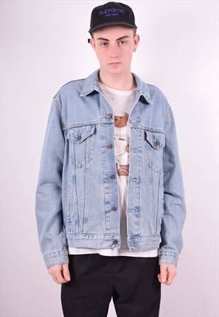 LEVI'S MENS VINTAGE DENIM JACKET XL BLUE 90'S