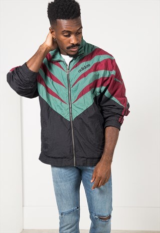 VINTAGE 80S ADIDAS SHELL SPORT JACKET / S1091