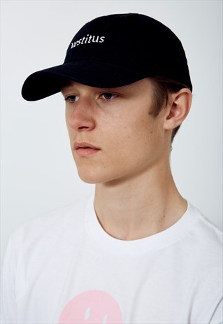 VESTITUS EMBROIDERED CAP BLACK