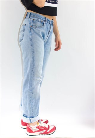 VINTAGE 90'S WORN IN STONEWASH 501 LEVI'S