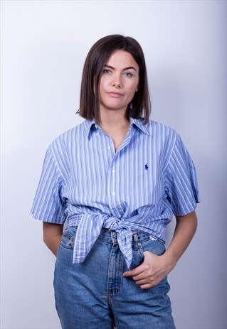 RALPH LAUREN POLO PIN STRIPE SHIRT