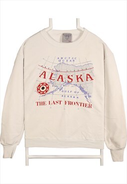Vintage 90's Delta Sweatshirt Alaska The Last Frontier