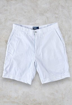 Polo Ralph Lauren White Prospect Shorts Cotton Chino W32
