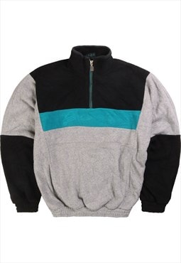 Vintage 90's Randy Sweatshirt Fleece Quarter Zip Grey,