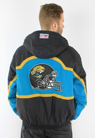 LOGO ATHLETIC JACKSONVILLE JAGUARS VINTAGE SPORTS JACKET