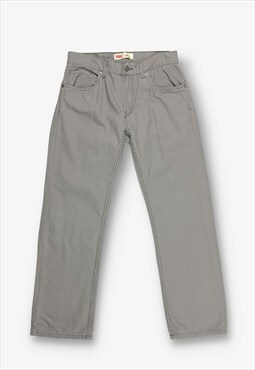 Vintage Levi's 505 Straight Leg Boyfriend Jeans Grey BV19973