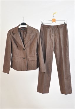 Vintage 00s trousers suit in brown