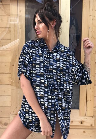 OVERSIZED RETRO 90S 80S VINTAGE UNISEX FESTIVAL SHIRT