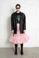 Vintage 90s Black Leather Jacket