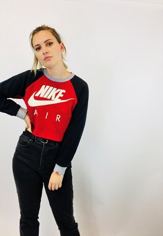 VINTAGE NIKE AIR CROPPED SWEATSHIRT