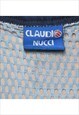 VINTAGE LIGHT BLUE MESH VEST - M