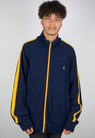 VINTAGE 90'S POLO RALPH LAUREN ZIP-UP SWEATSHIRT
