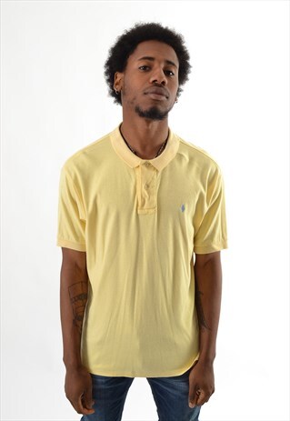 YELLOW RALPH LAUREN POLO T-SHIRT PS1862