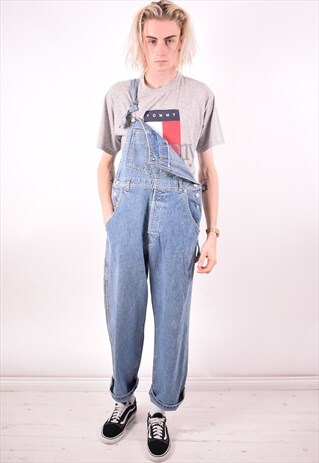 LEVI'S MENS VINTAGE DENIM DUNGAREES MEDIUM BLUE 90S