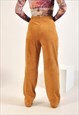 VINTAGE 00S SUEDE LEATHER TROUSERS