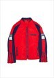 PROTECTOR EXCLUSIVE Jacket Red 90s Nylon Sherpa Lined Mens M