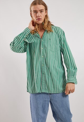 VINTAGE TOMMY HILFIGER STRIPED SHIRT