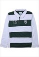 Vintage 90's Ireland Polo Shirt Long Sleeves Quater Button