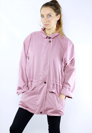 PINK COAT / PINK JACKET / 80S JACKET