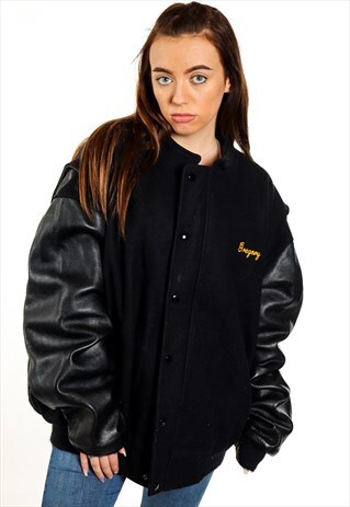 VINTAGE EMBROIDERED VARSITY JACKET J2221