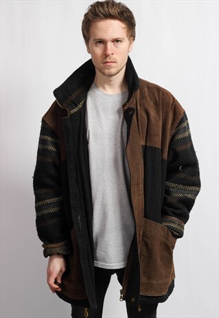 VINTAGE SUEDE AZTEC JACKET