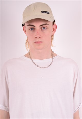 WRANGLER MENS VINTAGE CAP ONE SIZE BEIGE 90S