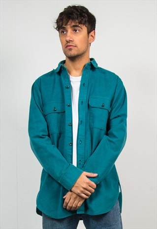WOOLRICH PLAIN FLANNEL SHIRT