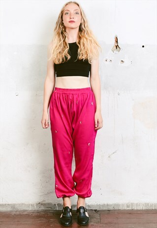 VINTAGE 80S INDIAN HAREM TROUSERS
