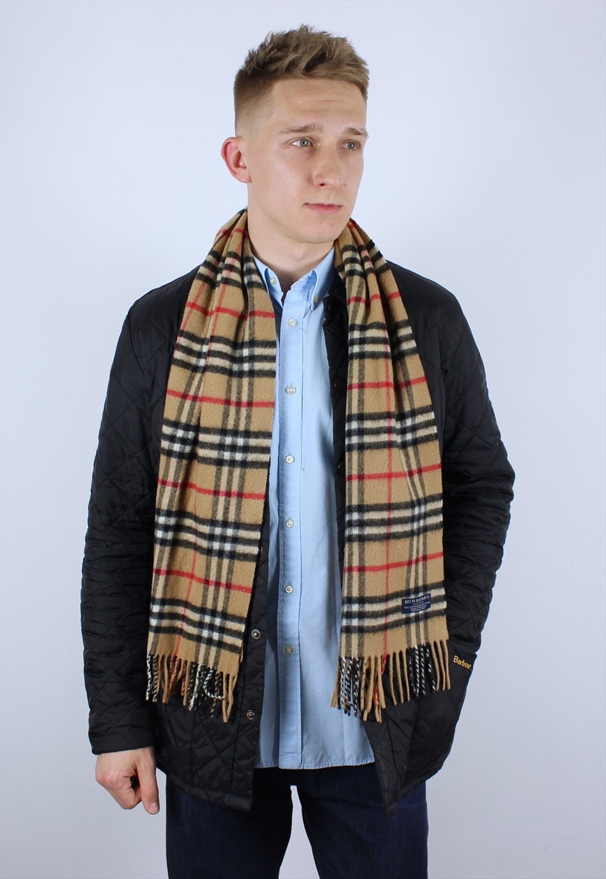 asos burberry scarf