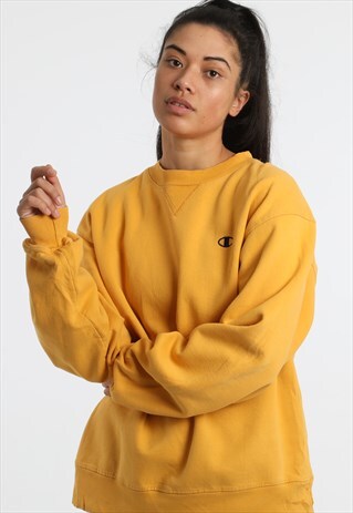 90S CHAMPION EMBROIDERED LOGO SWEATSHIRT
