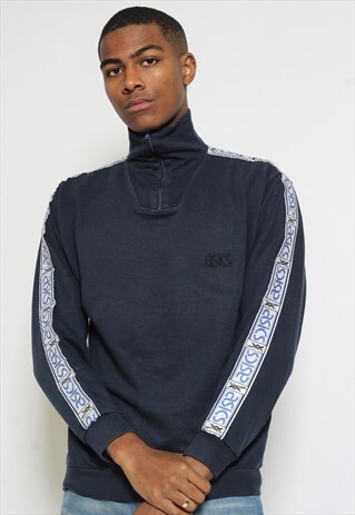 VINTAGE ASICS 1/4 ZIP SWEATSHIRT