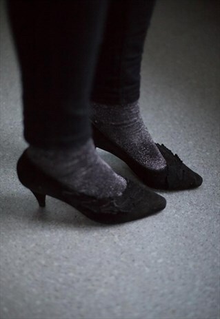 VINTAGE 80'S BROWN SUEDE SHOES